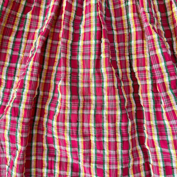 Show Me Your MuMu Smitten Babydoll Dress-Pink Plaid-Size Small - Picture 8 of 13